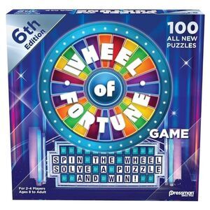 Wheel of Fortune Game: 6th Edition Board Game - New
